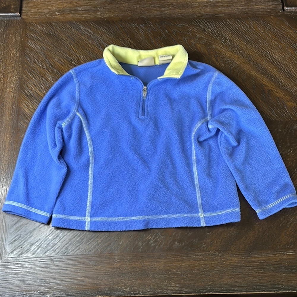 Lands' End Kids Blue and Yellow Sweater